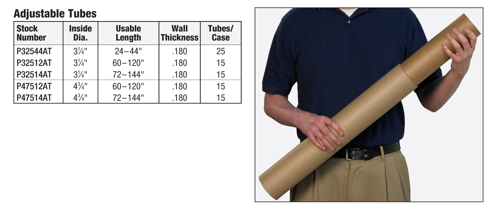 Adjustable Tubes  
